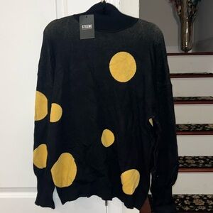 Women’s dot Patchwork sweater